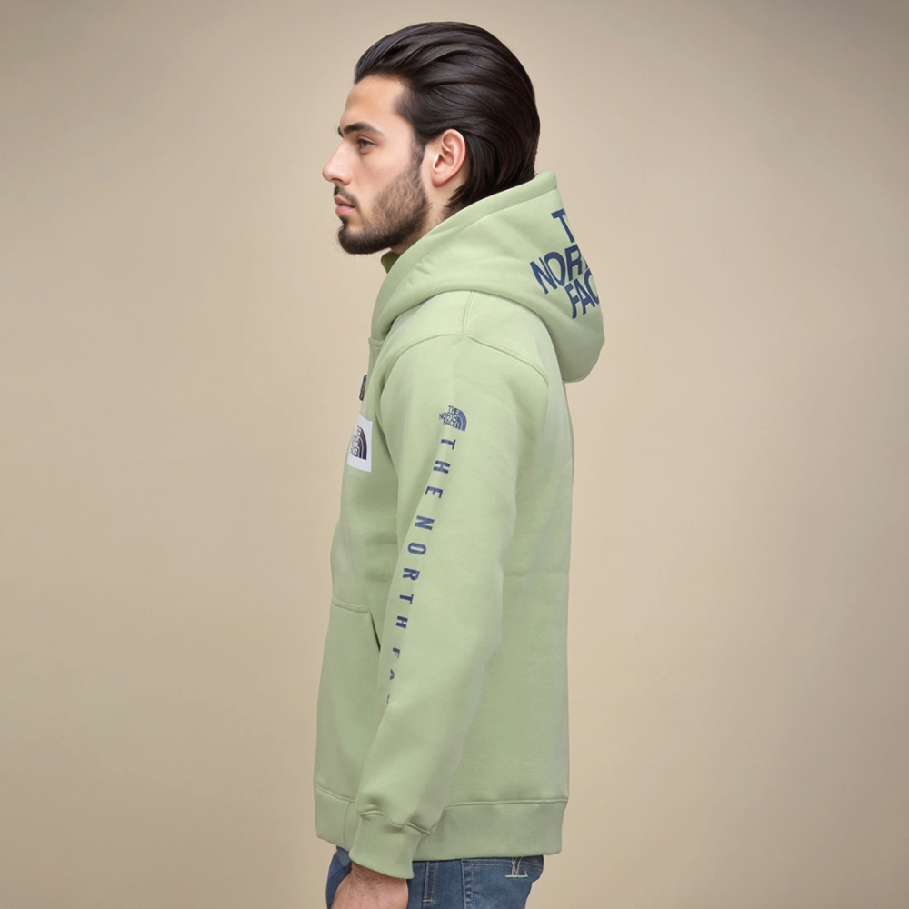 The North Face Light Green Premium Quality Hoodie-2
