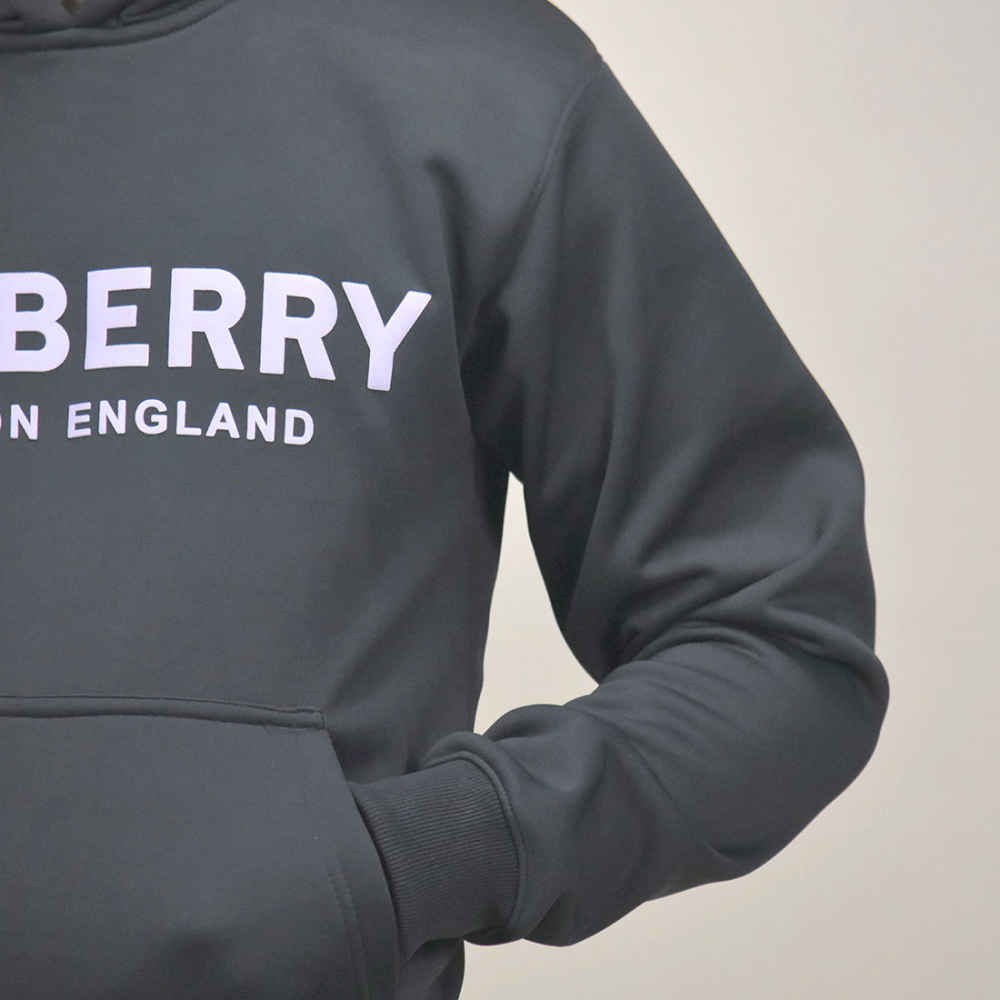 Burberry Black Premium Quality Hoodie-thumb-4