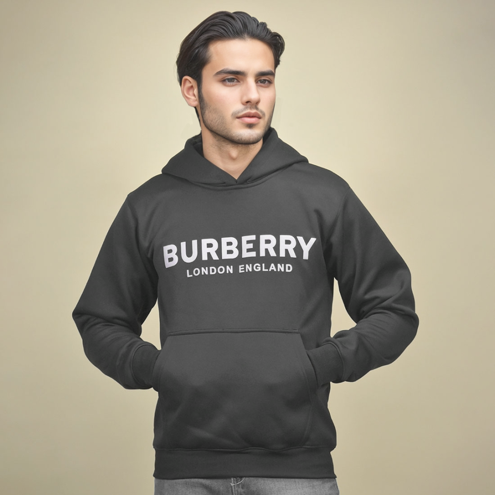Burberry Black Premium Quality Hoodie-thumb-1