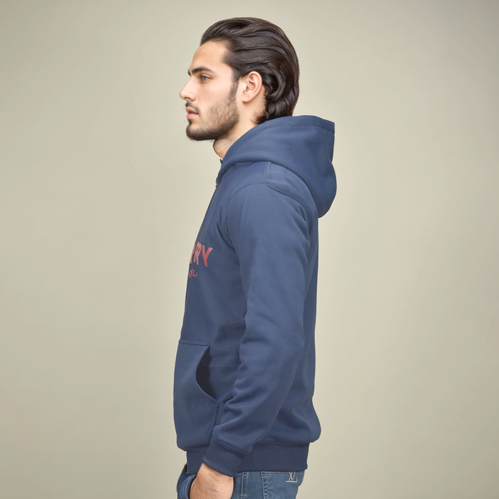 Burberry Blue Premium Quality Hoodie-thumb-2