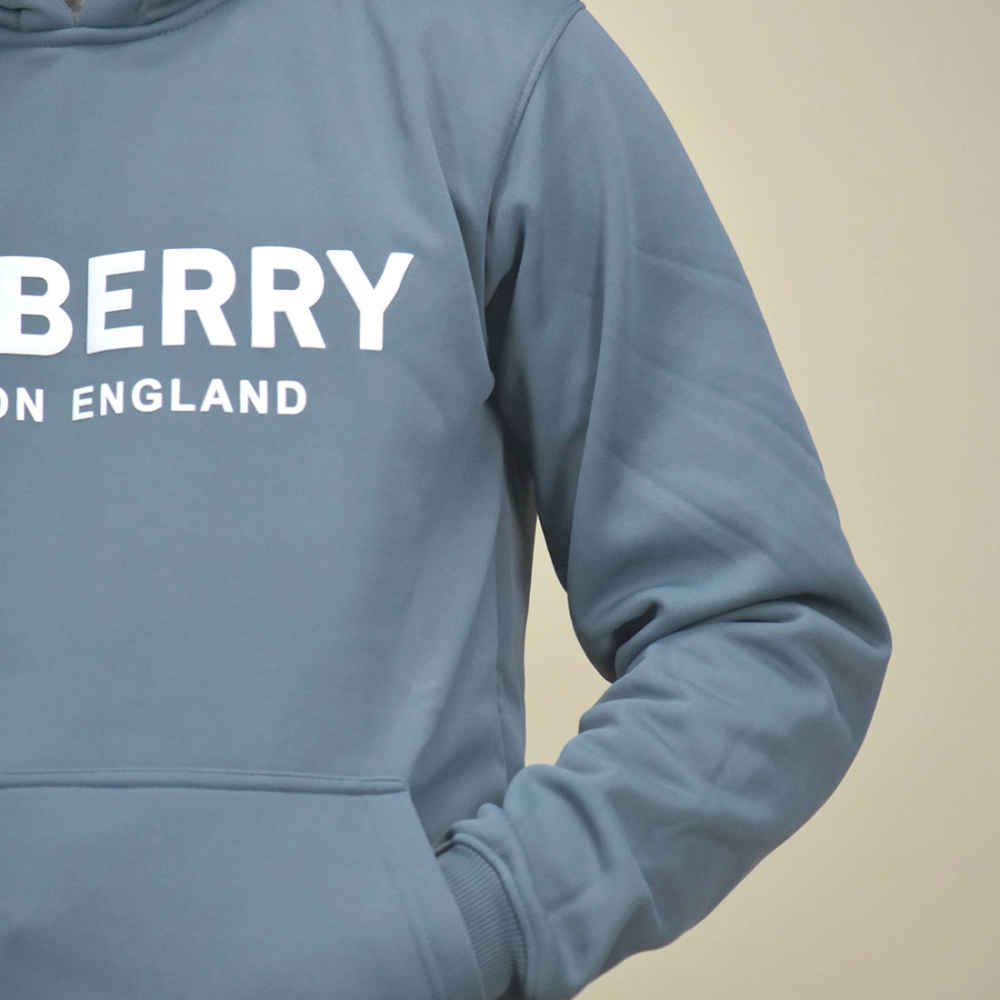 Burberry Dark Grey Premium Quality Hoodie-4