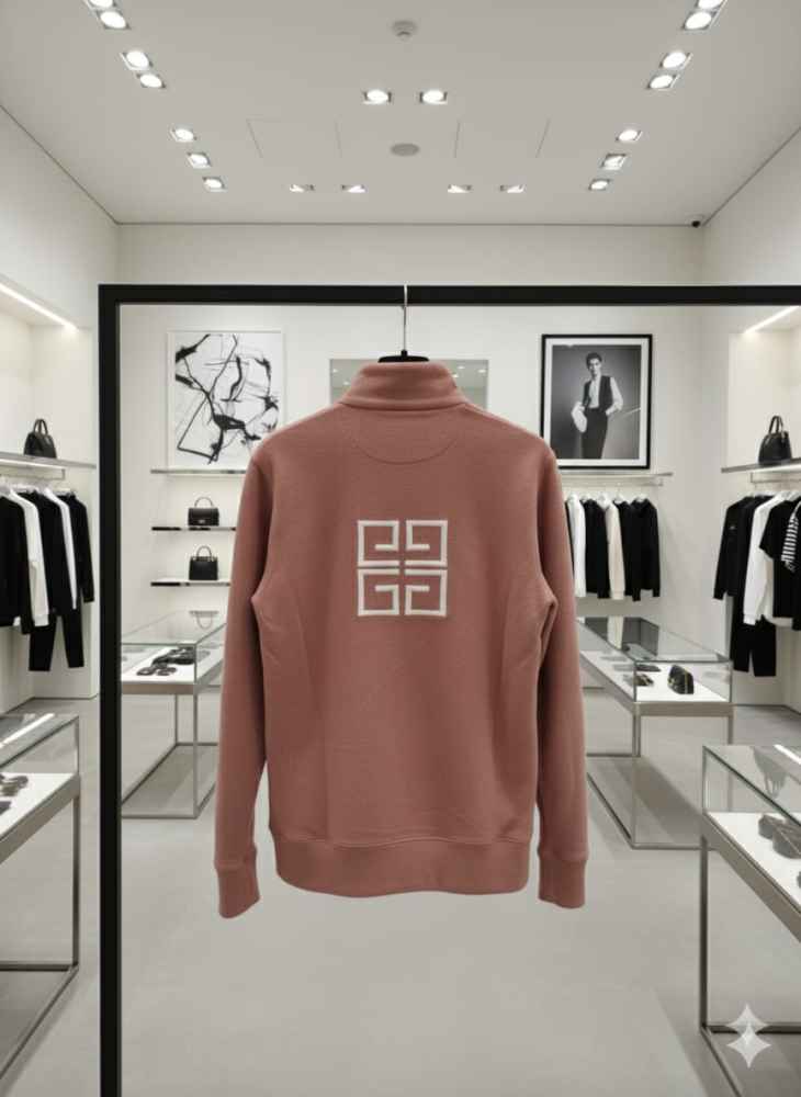Givenchy Pink Premium Quality Sherpa Sweatshirt-5