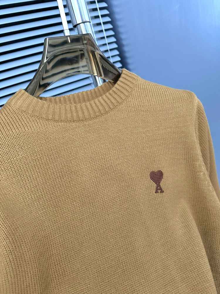 Ami Paris Brown Premium Quality Sweatshirt-1