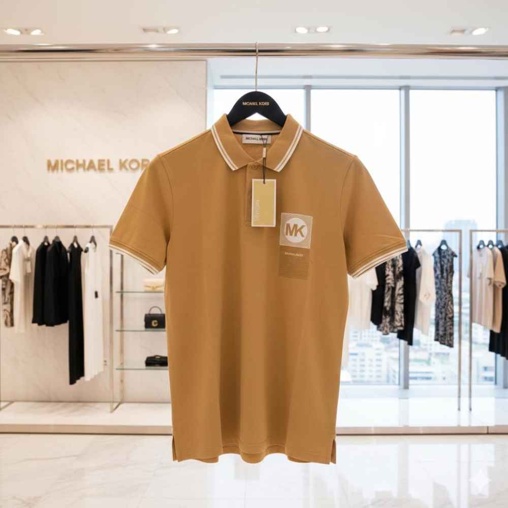 Michael Kors Brown Premium Quality T-shirt-thumb-3