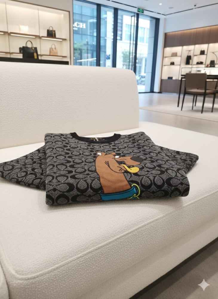 Coach Grey Premium Quality Sweatshirt-thumb-3