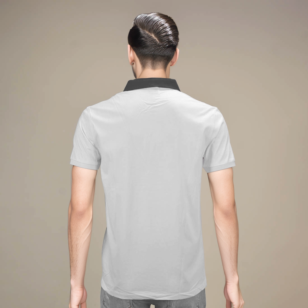 Burberry Embroidered logo White Premium T-shirt-thumb-2