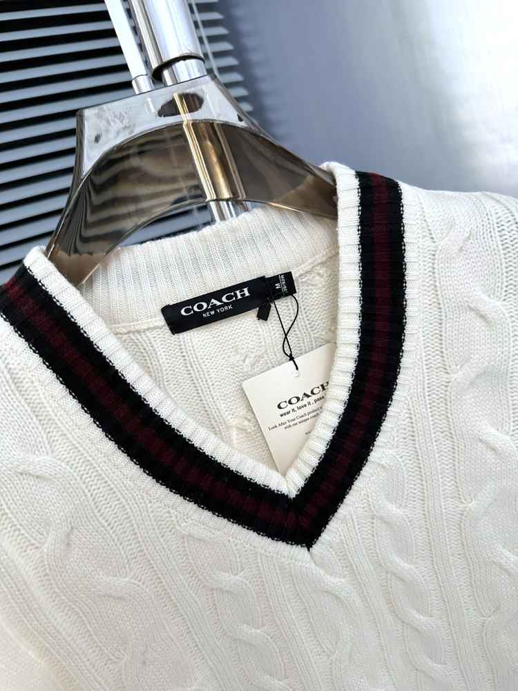 Coach White Premium Quality Sweatshirt-thumb-1
