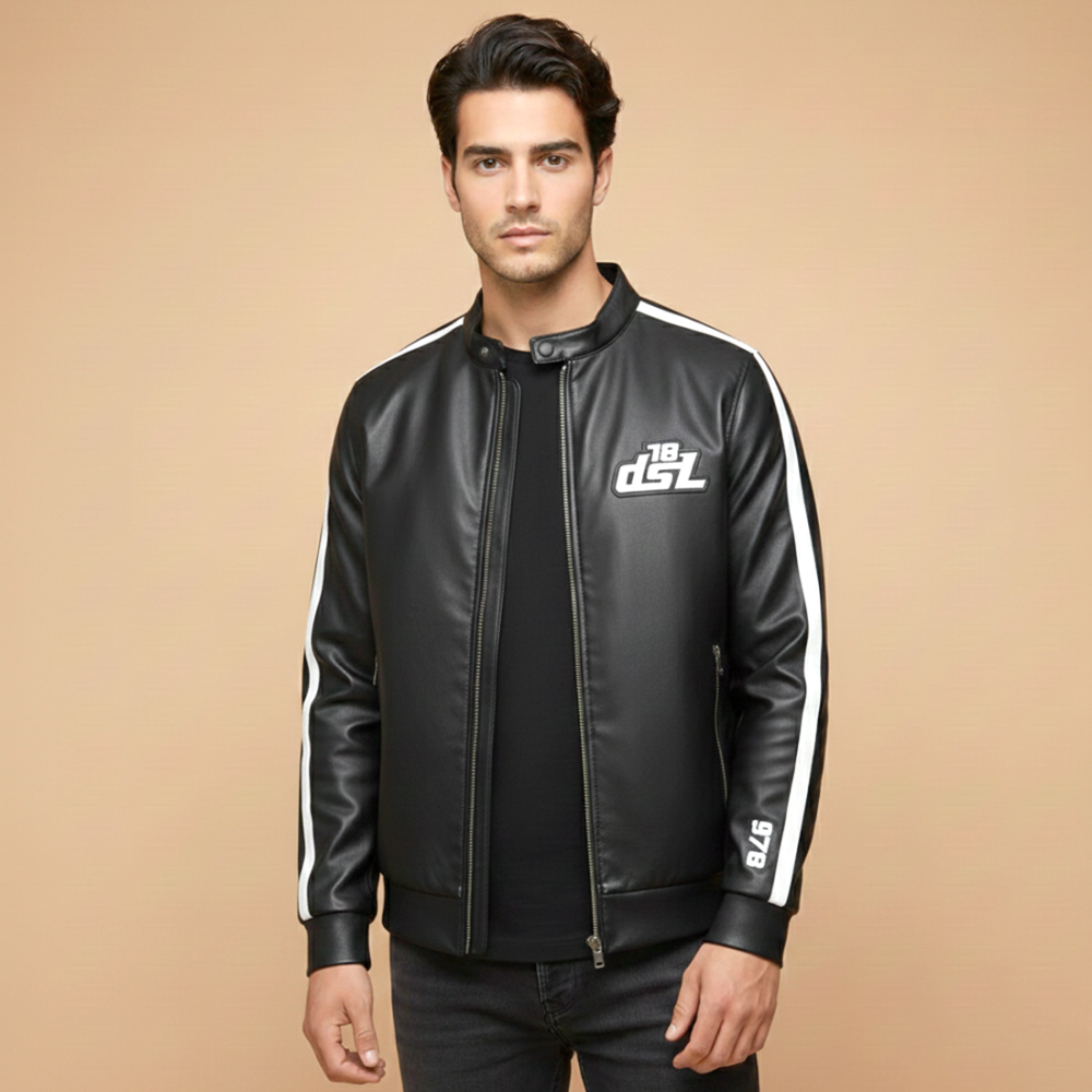 Diesel Black High Premium Authentic Quality Jacket-thumb-0