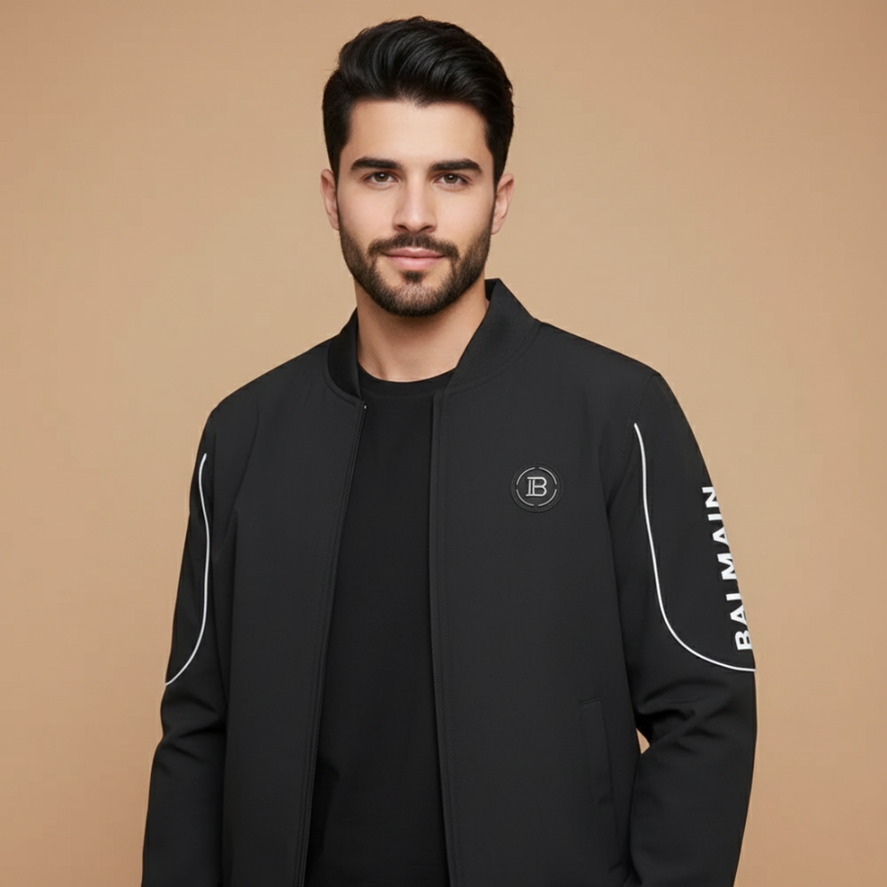 Balmain Black Premium Quality Jacket-thumb-1