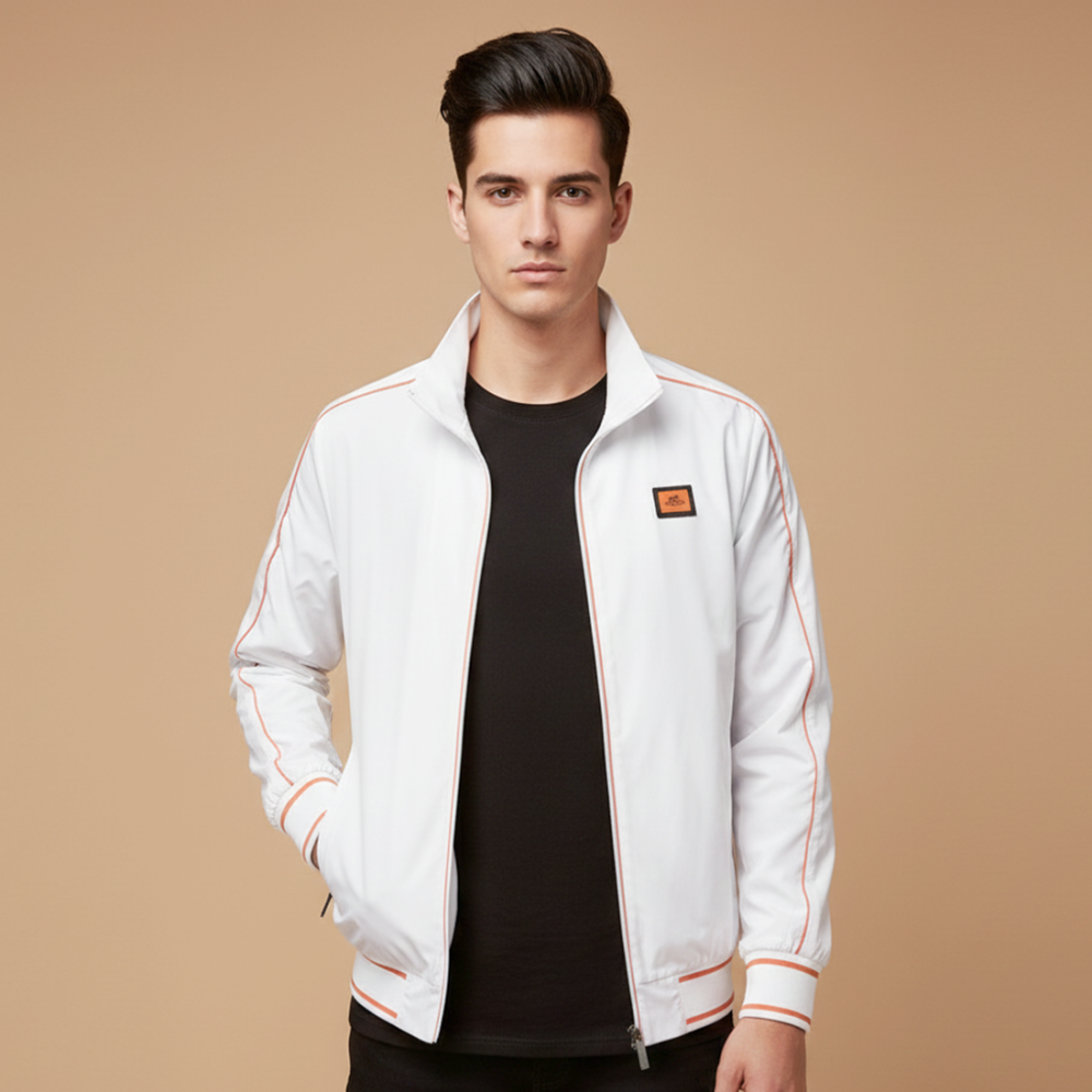 Hermes White Premium Quality Zipper-thumb-0