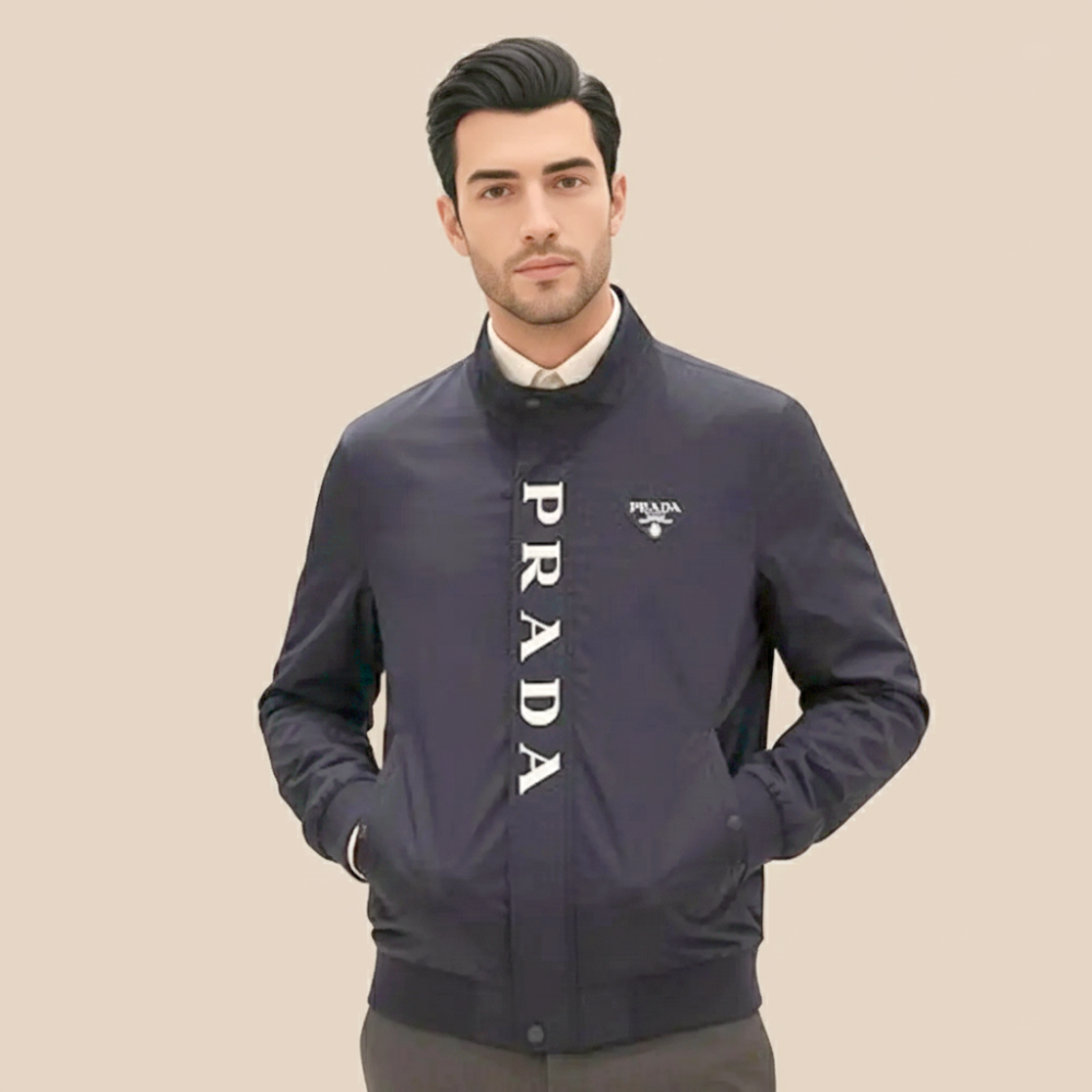 Prada Blue Premium Quality Puffer Zipper-thumb-0