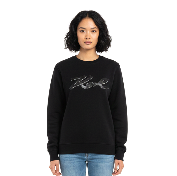Karl Lagerfeld Black Premium Quality Sweatshirt-thumb-0