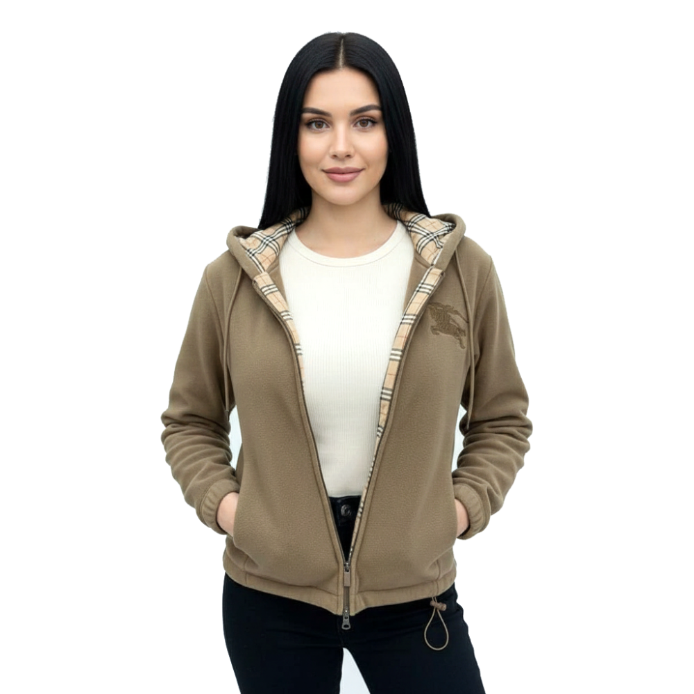 Burberry Brown Premium Quality Jacket-thumb-0