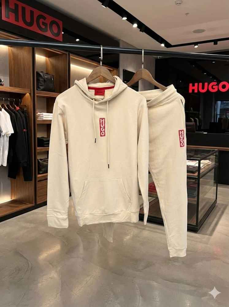 Hugo Boss Cream Premium Quality Warm Tracksuit-4