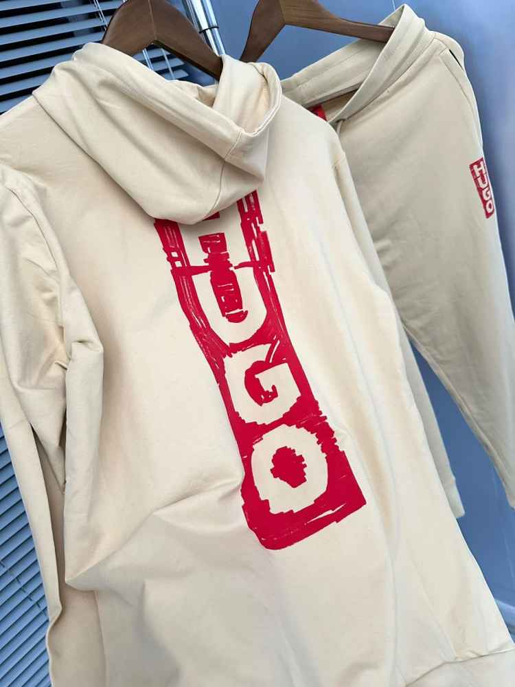 Hugo Boss Cream Premium Quality Warm Tracksuit-3