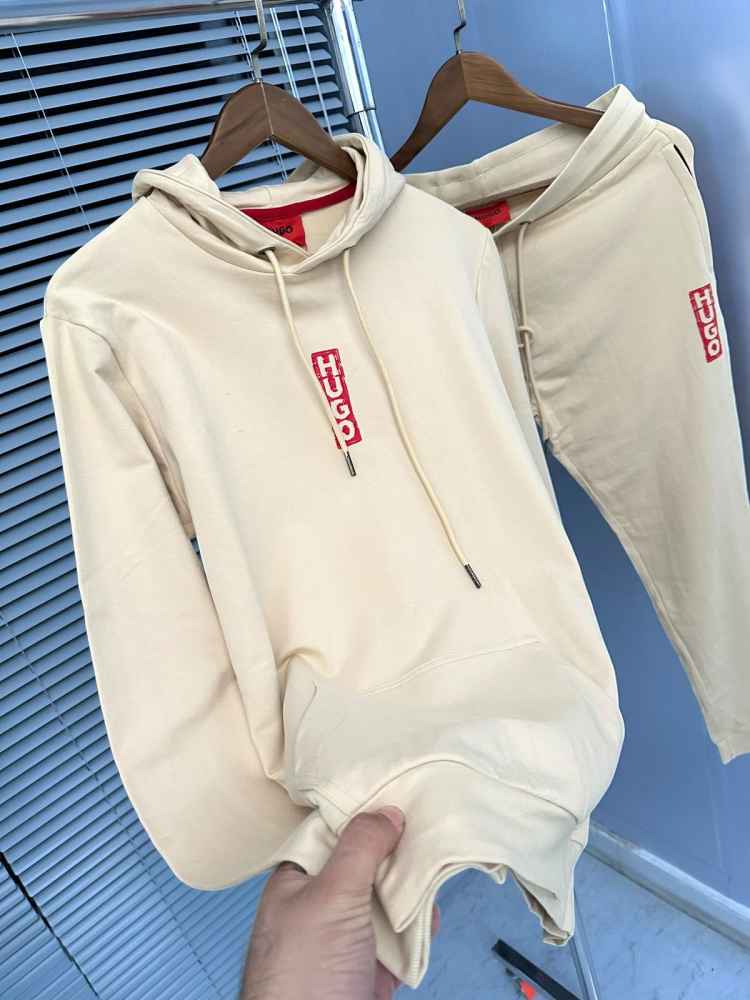 Hugo Boss Cream Premium Quality Warm Tracksuit-5