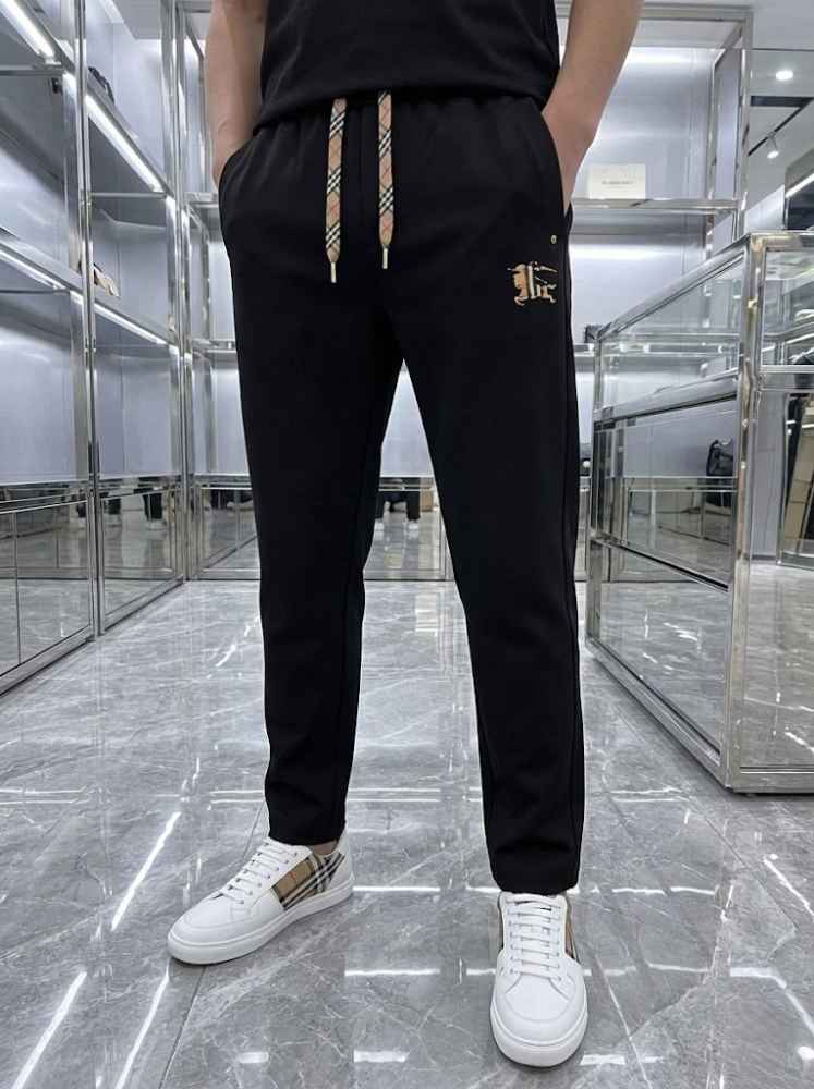 Burberry Black Premium Quality Warm Track Pant-thumb-0