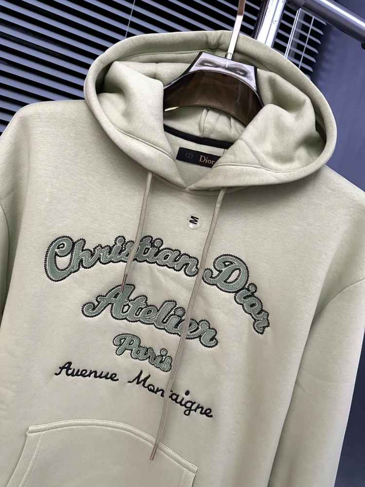 Christian Dior Cream Premium Quality Hoodie-4