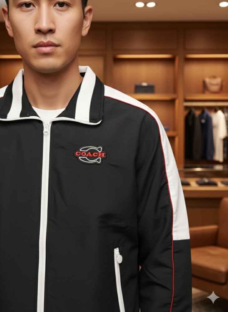 Coach Black Premium Quality Zipper-2