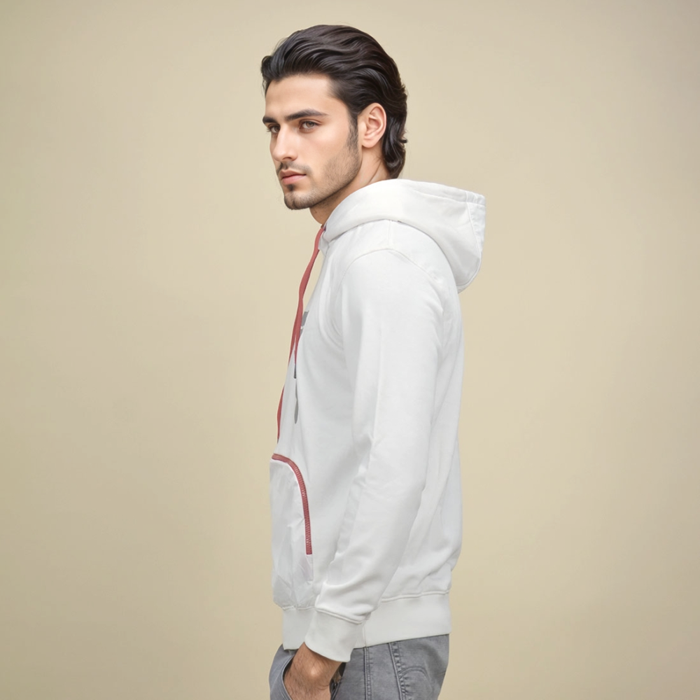 Hugo Boss White Premium Quality Hoodie-thumb-2