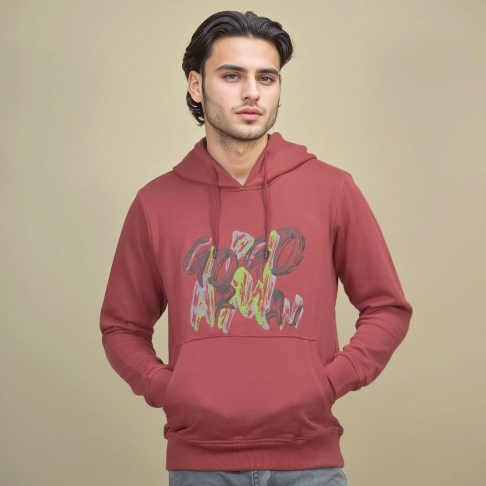 Emporio Armani Red Premium Quality Hoodie-1