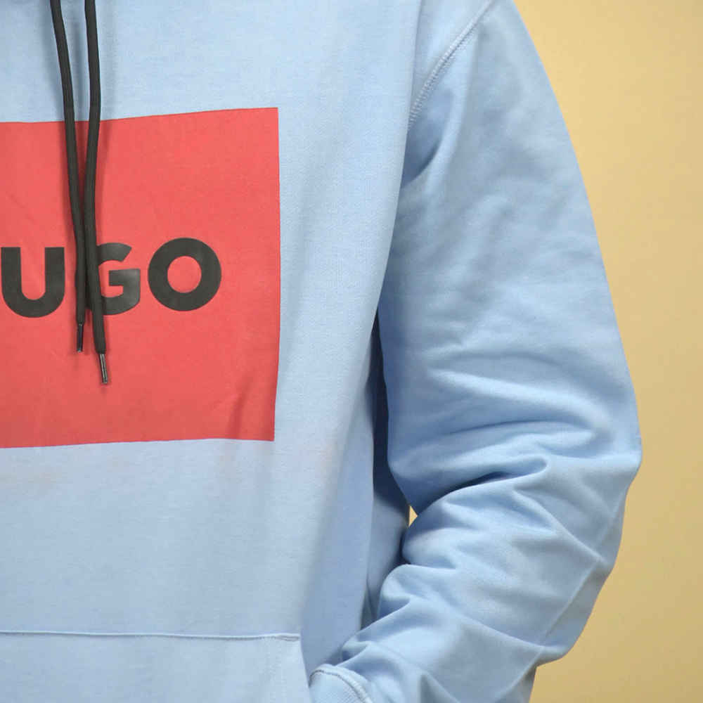 BOSS Sky Blue Premium Quality Hoodie-4