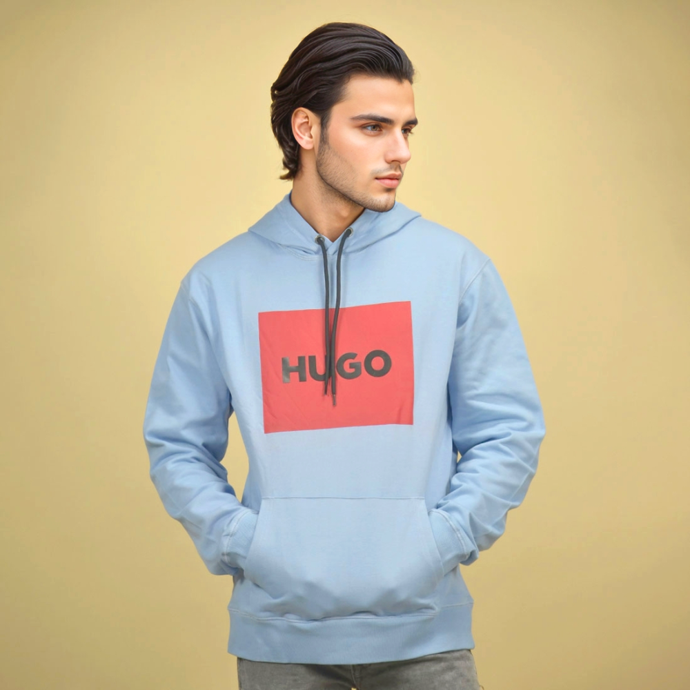 BOSS Sky Blue Premium Quality Hoodie-1