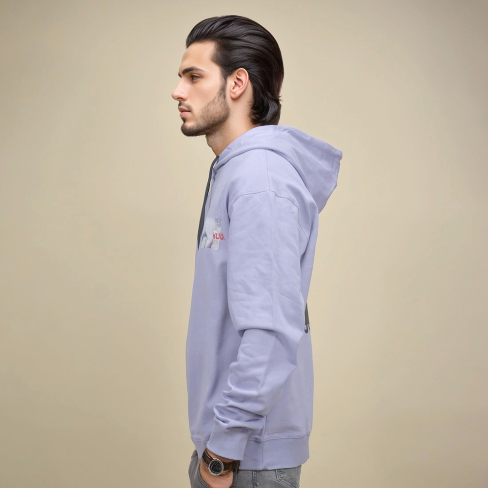 BOSS Purple Premium Quality Hoodie-2