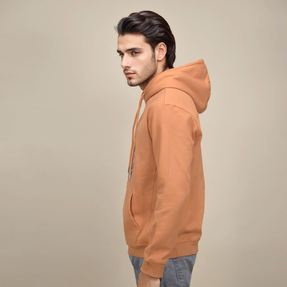 Gant Orange Premium Quality Hoodie-thumb-2
