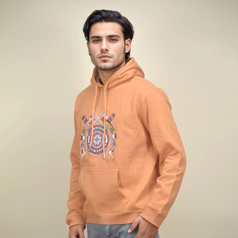Gant Orange Premium Quality Hoodie-thumb-0