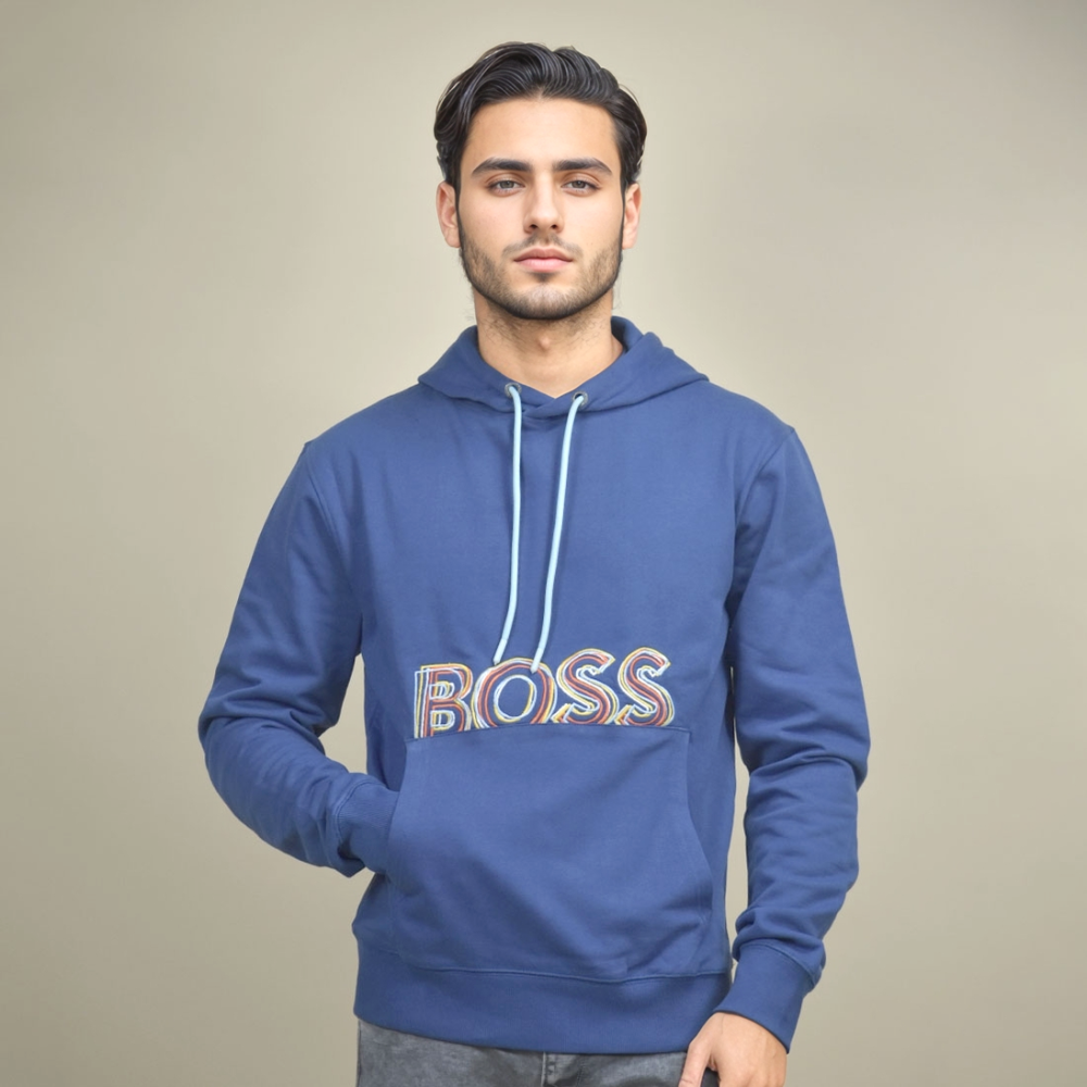 BOSS Blue Premium Quality Hoodie-1