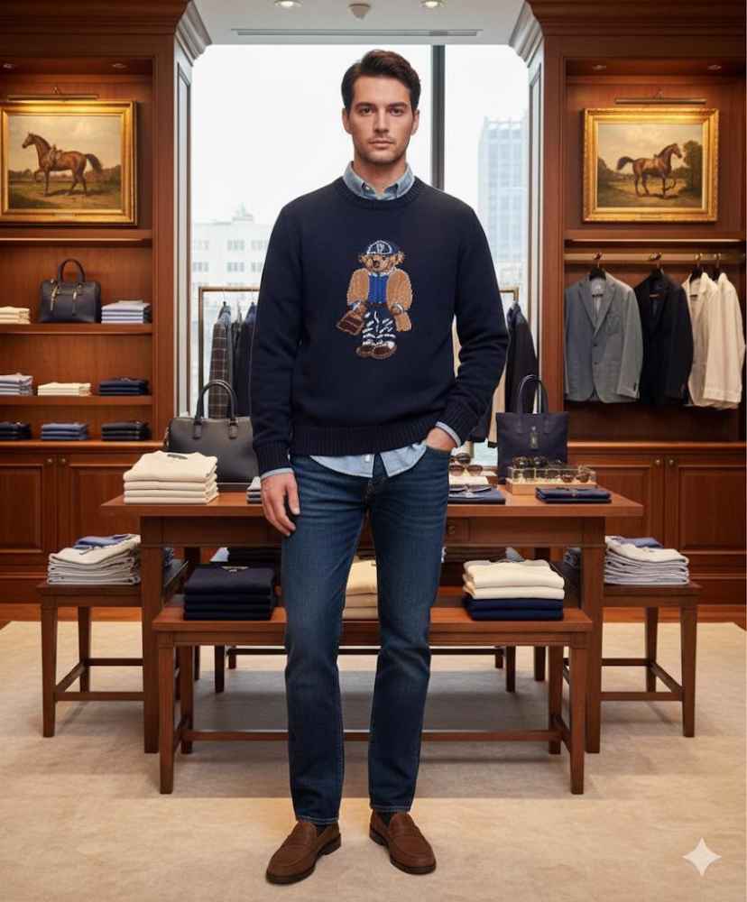 Ralph Lauren Blue Premium Quality Sweatshirt-thumb-0