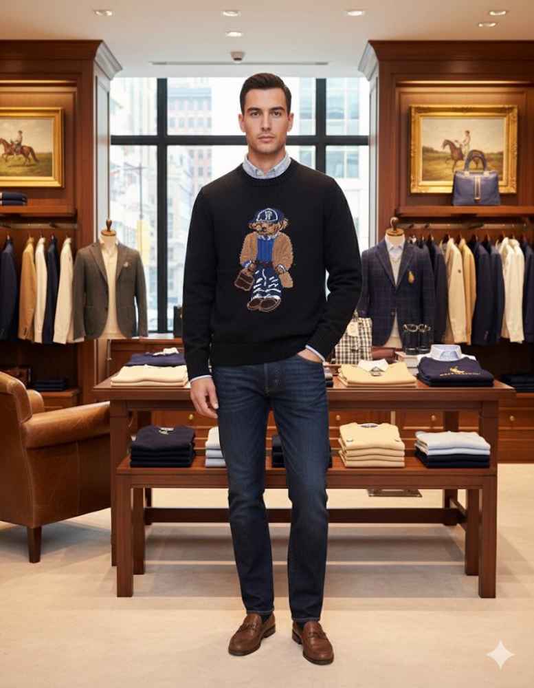 Ralph Lauren Black Premium Quality Sweatshirt-thumb-0