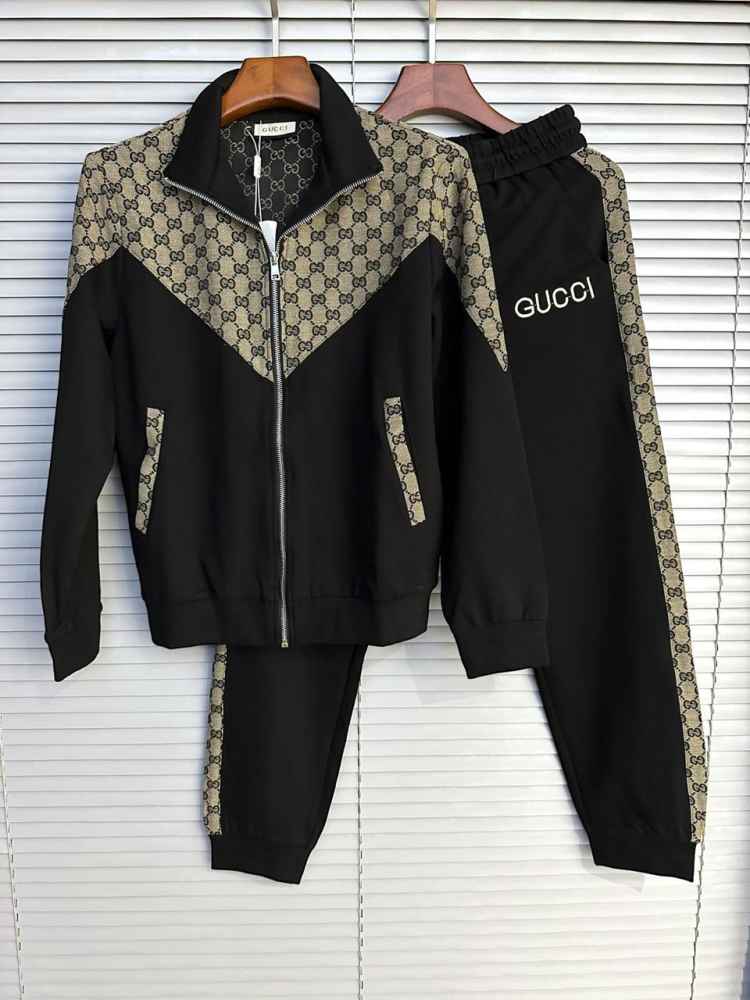 Gucci Black Premium Quality high End Authentic Track Suit-thumb-0