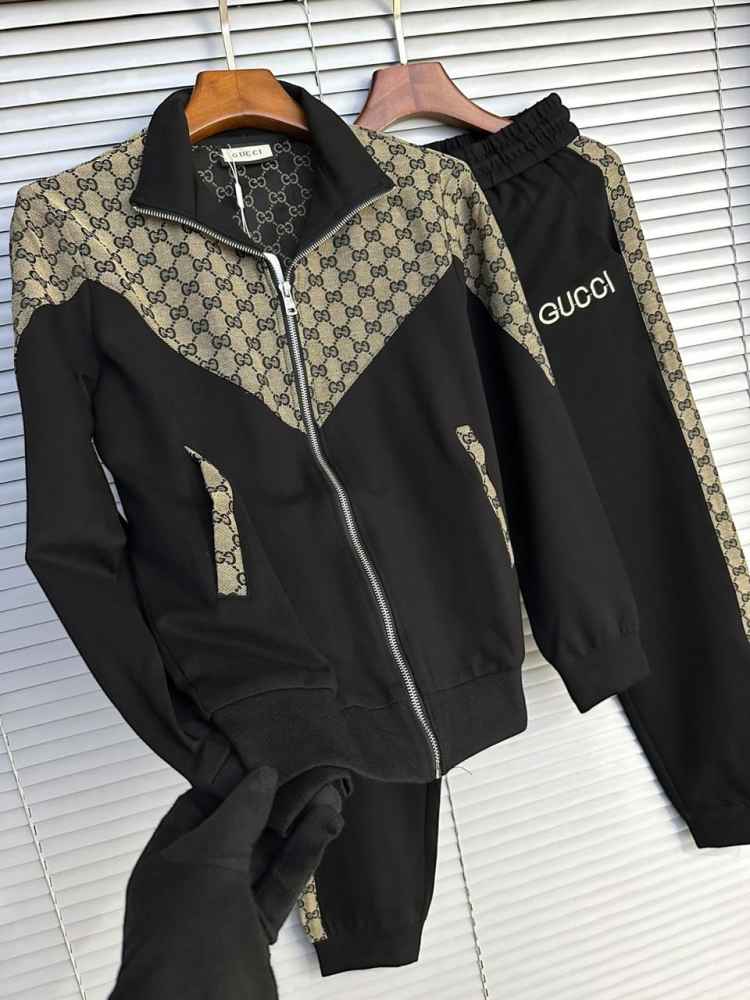 Gucci Black Premium Quality high End Authentic Track Suit-thumb-5