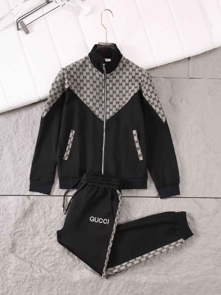 Gucci Black Premium Quality high End Authentic Track Suit-thumb-12
