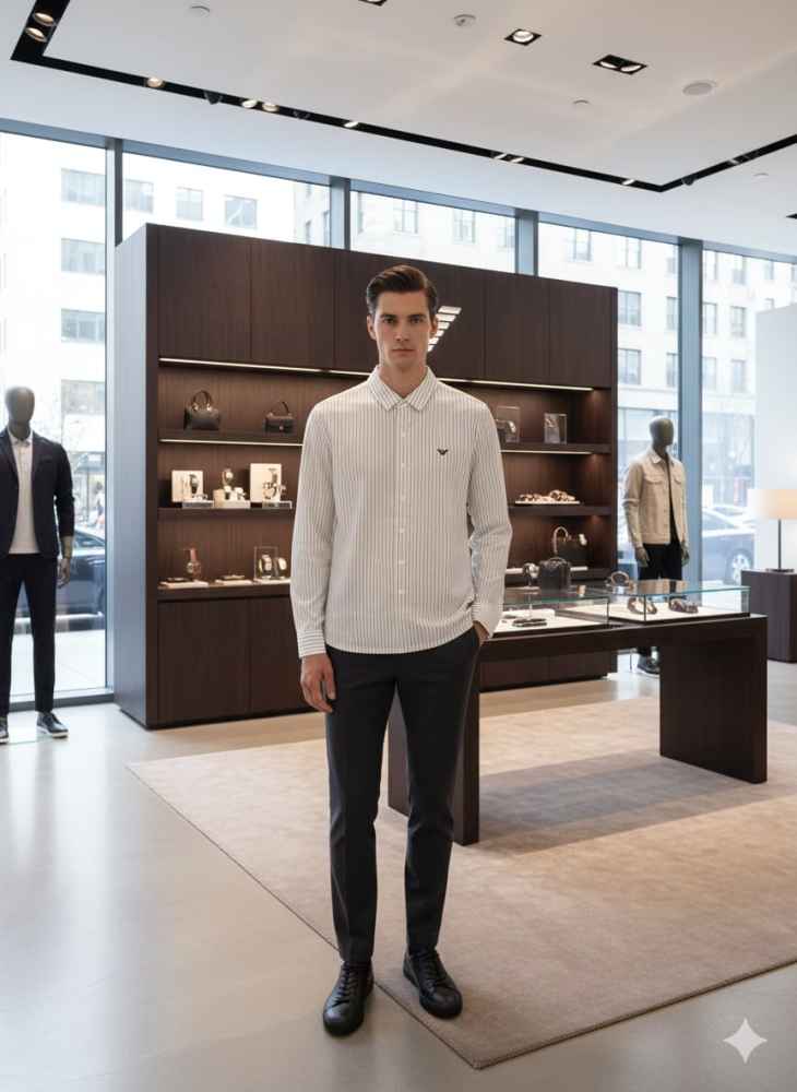 Emporio Armani White Premium Shirt-2