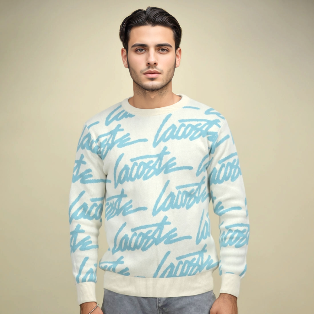 Lacoste Live Cream Premium Quality Pullover-thumb-1