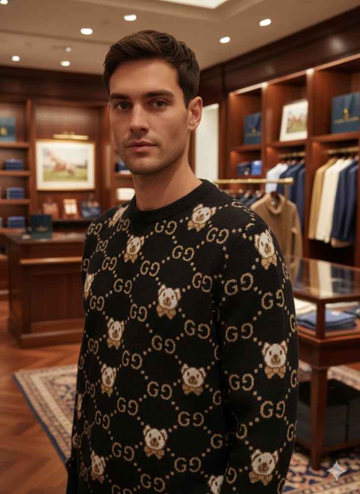 Gucci Black Authentic Quality Sweaters-thumb-0