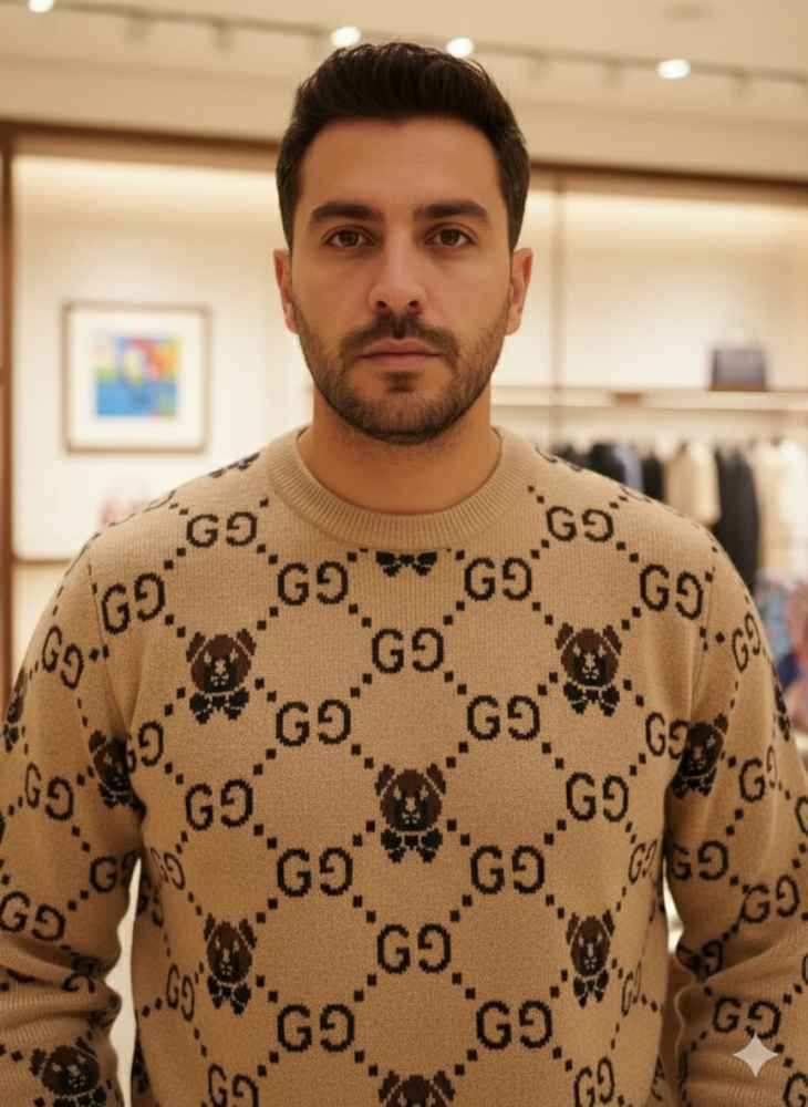 Gucci Brown Authentic Quality Sweaters-thumb-0