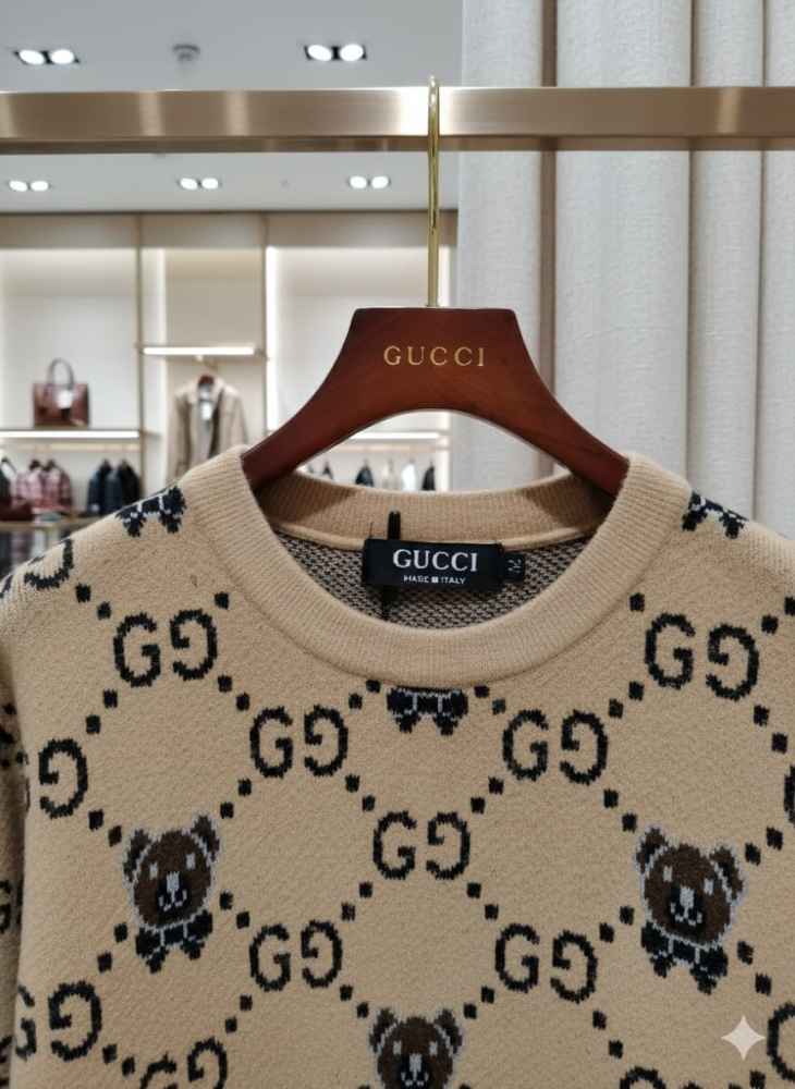 Gucci Brown Authentic Quality Sweaters-thumb-3