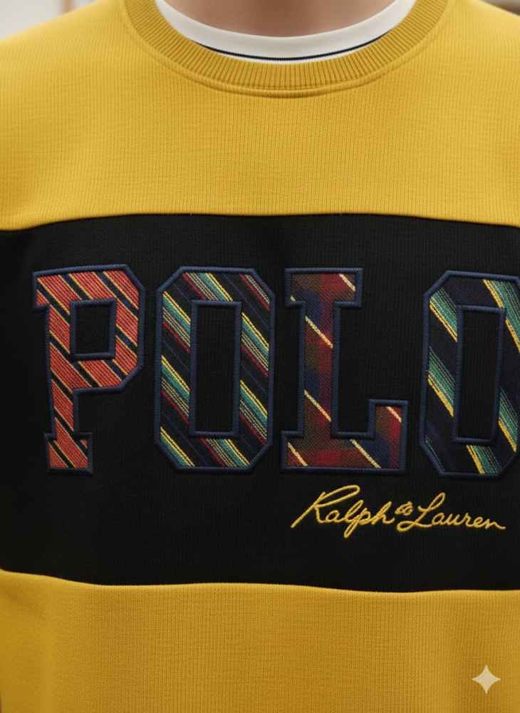 Ralph Lauren Yellow Premium Quality Sweatshirt-thumb-3