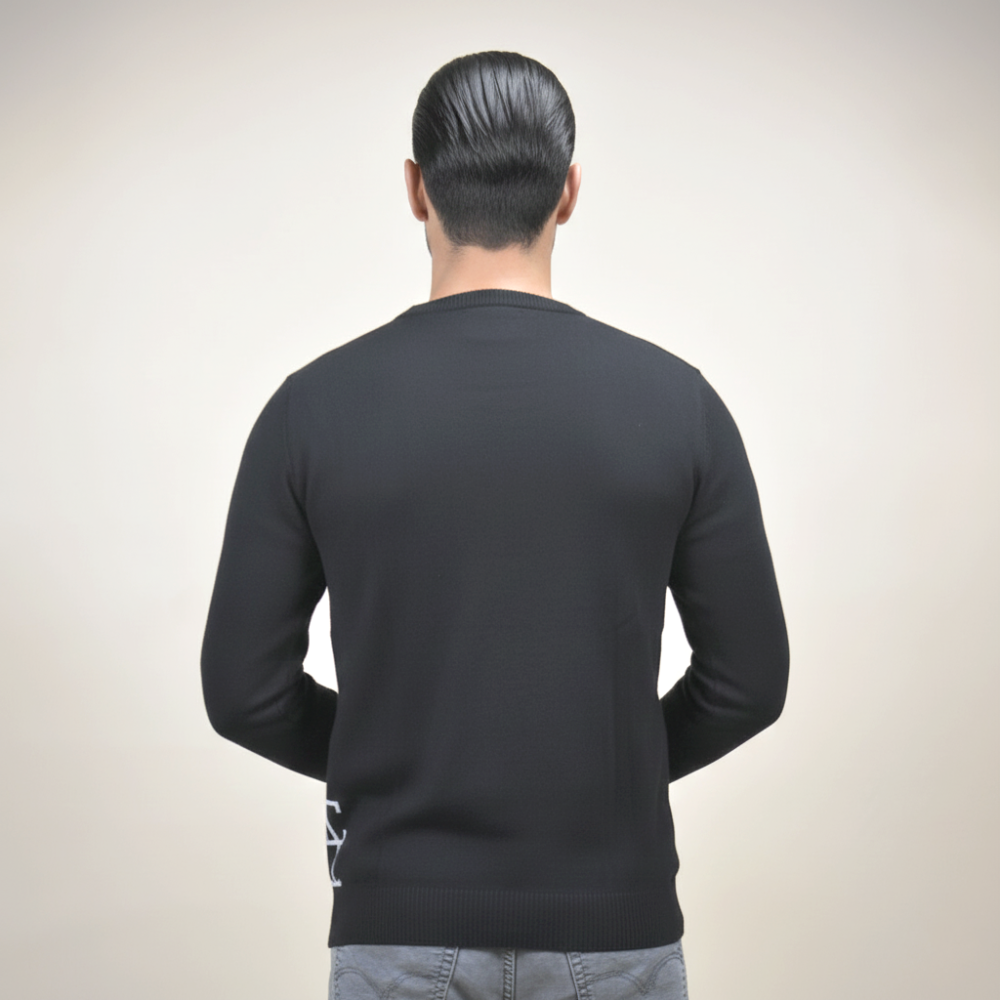 Emporio Armani Black & Red Premium Quality Sweatshirt-3