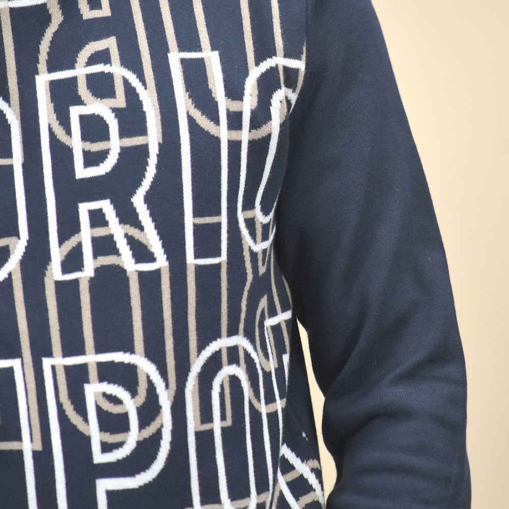 Emporio Armani Navy Blue Premium Quality Sweatshirt-4