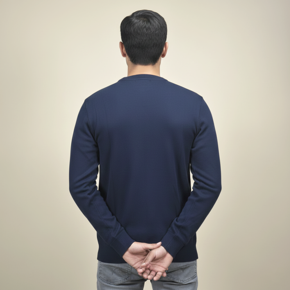 Emporio Armani Navy Blue Premium Quality Sweatshirt-3