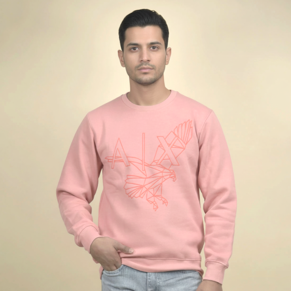 Armani Exchange Peach Premium Quality Sweatshirt-1