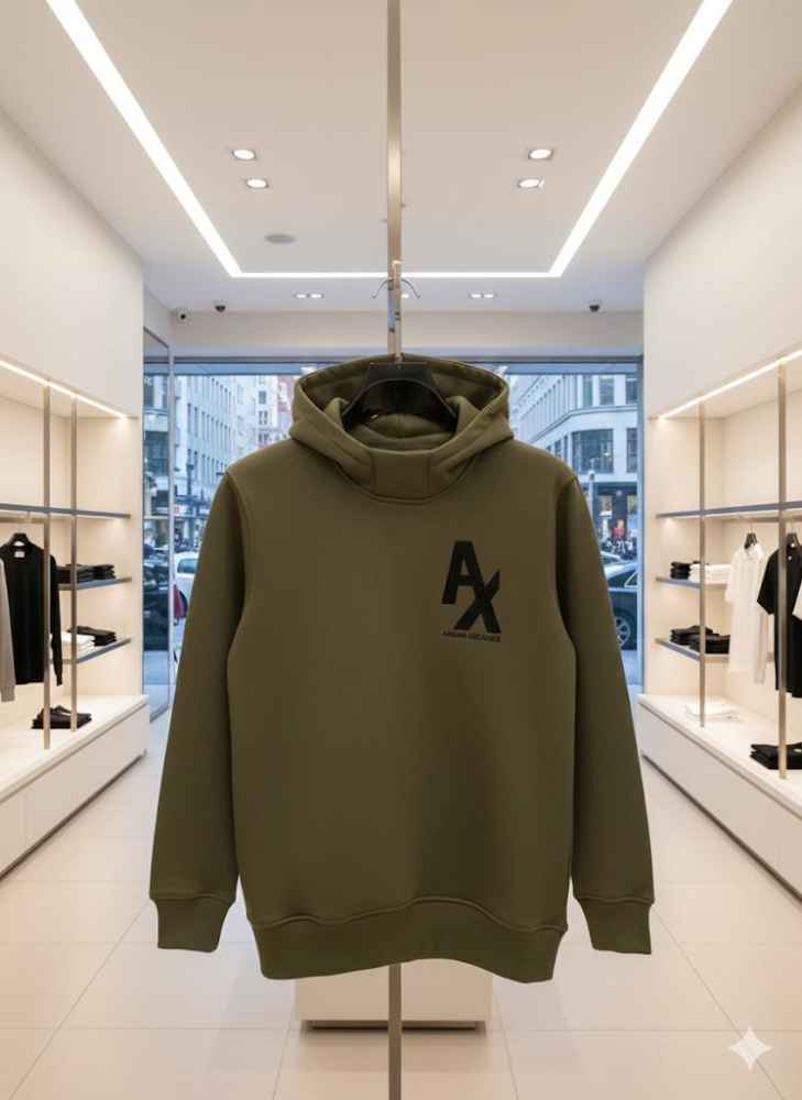 Armani Exchange Green Premium Quality Hoodie-4