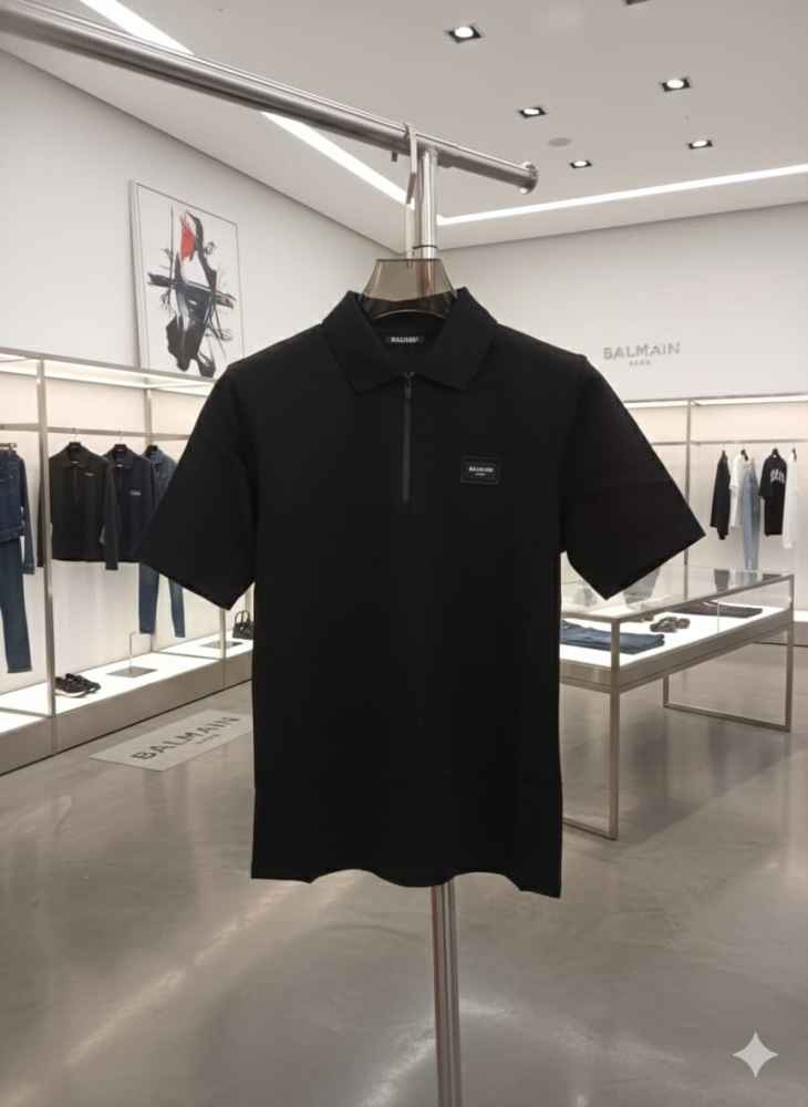 Balmain Black Premium Quality T-shirt-6