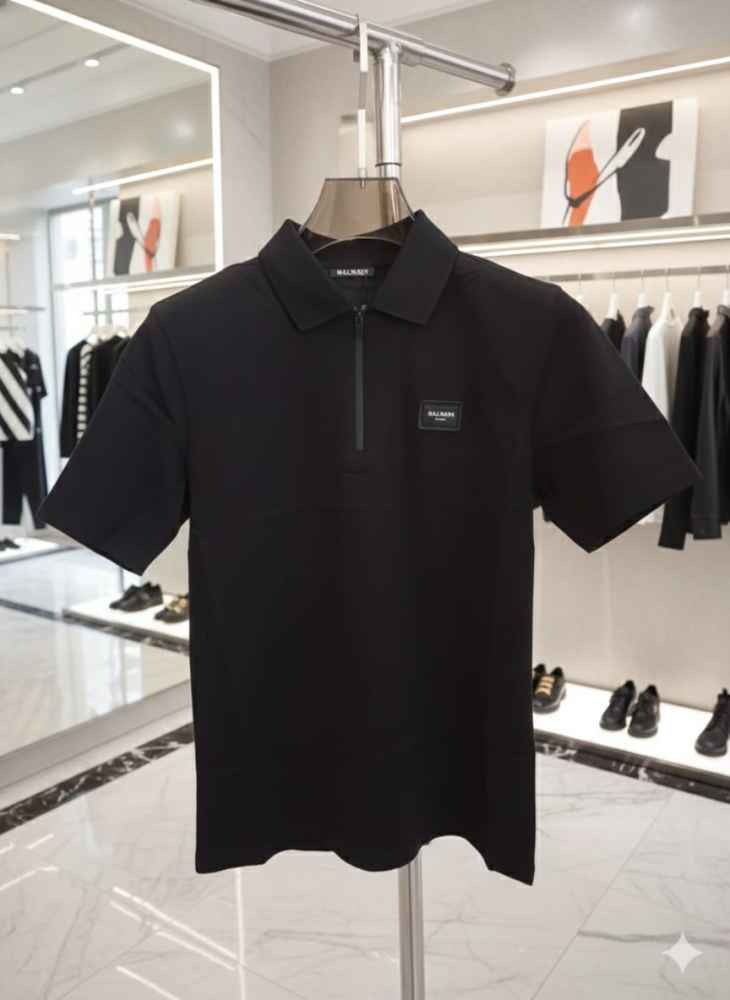 Balmain Black Premium Quality T-shirt-7