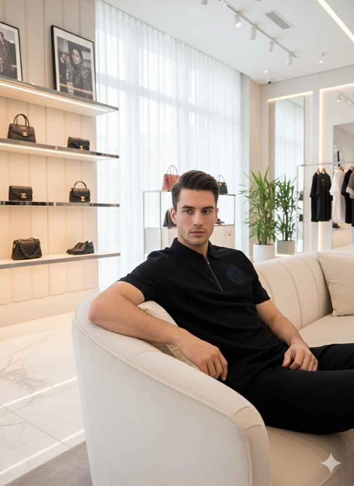 Balmain Black Premium Quality T-shirt-thumb-1